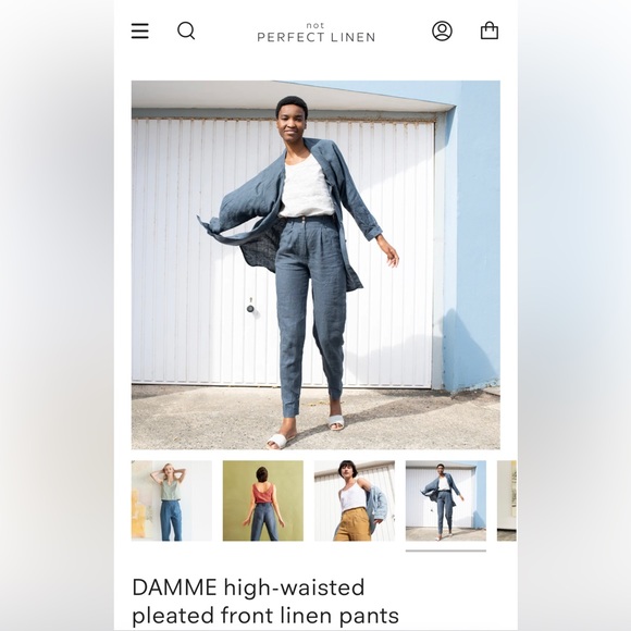 Notperfectlinen Damme Pants - Picture 8 of 12